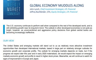 Global Economy Muddles Along | Weekly Market Commentary | September 30, 2019