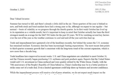 October Heats Up | Client Letter | October 3, 2019