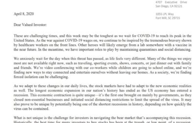 Client Letter | A Unique Economic Situation | April 8, 2020