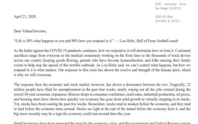 Client Letter | How We Respond Matters | April 21, 2020