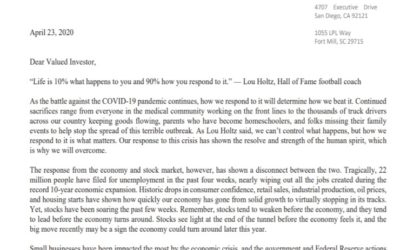 Client Letter | How We Respond Matters, Revised | April 23, 2020