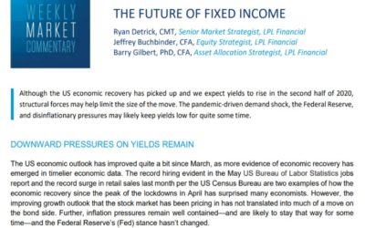 The Future of Fixed Income | Weekly Market Commentary | June 29, 2020