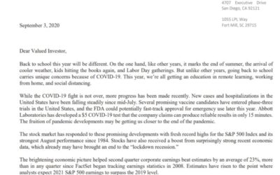 Client Letter | Back to School in a New Way | September 3, 2020