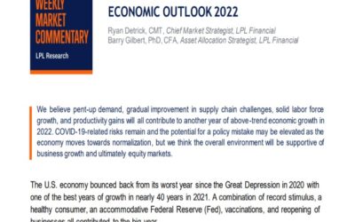 Economic Outlook for 2022 | Weekly Market Commentary | December 13, 2021