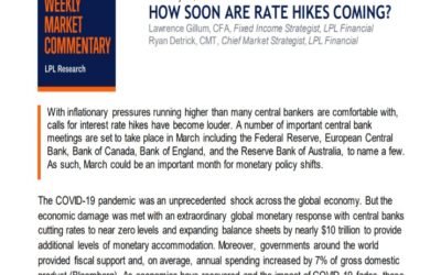 How Soon Are Rate Hikes Coming? | Weekly Market Commentary | February 28, 2022